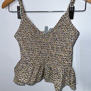 Tilly's sunflower cropped tank